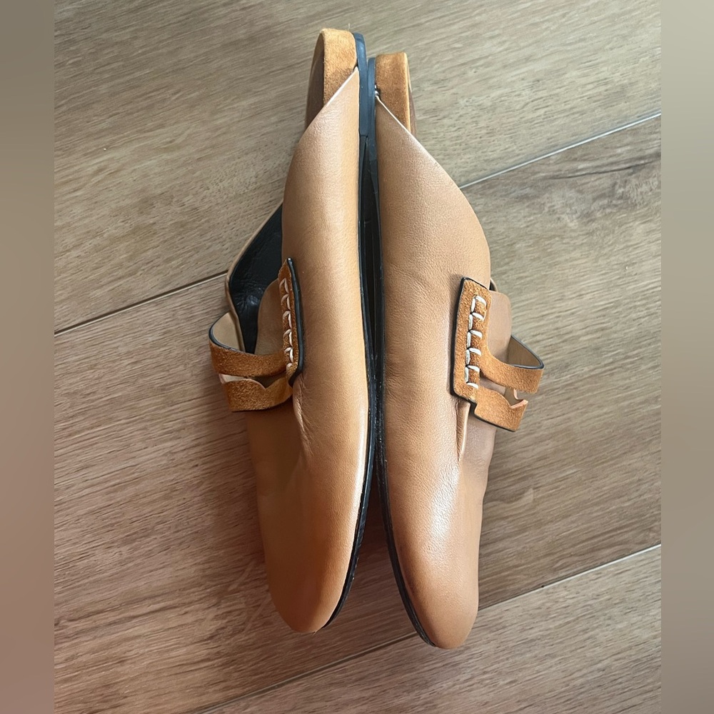 Rag & Bone Ansley Loafer Mule in Cinnamon Leather size 37.5 (US 7.5) - Picture 7 of 10